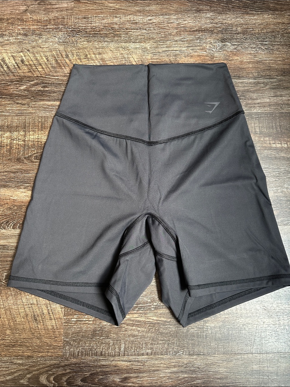 Gymshark High-Waist Black Elevate Workout Shorts